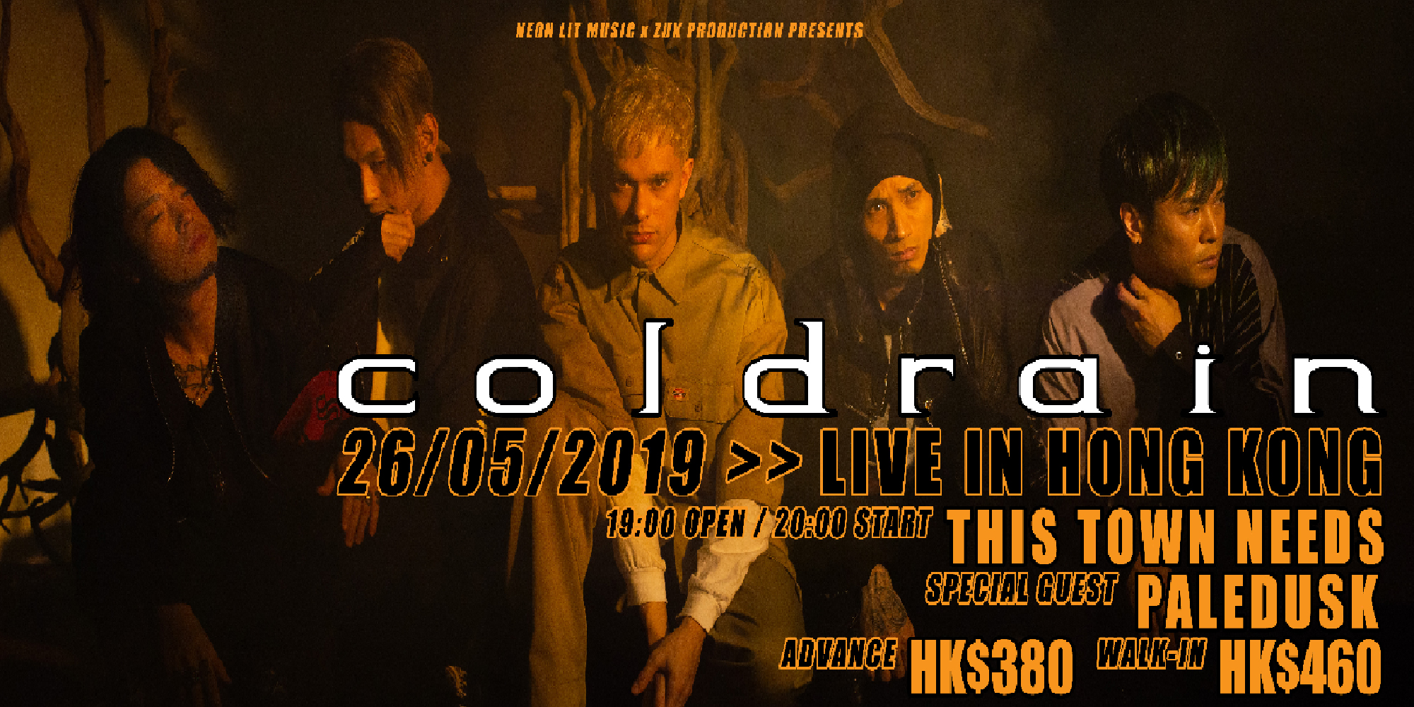 Neon Lit Music x Zuk Production Presents: Coldrain - Live in Hong Kong